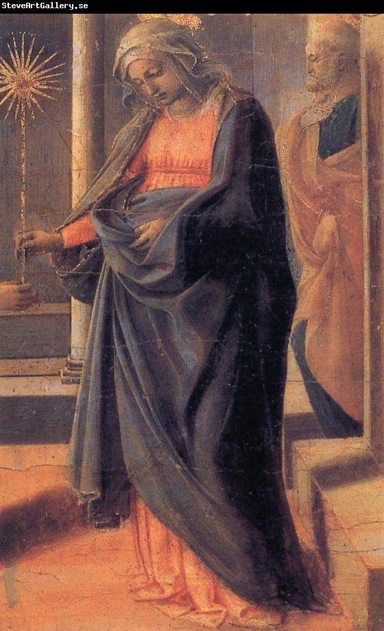 Fra Filippo Lippi Annunciation of the Death of the Virgin and Arrival of the Apostle